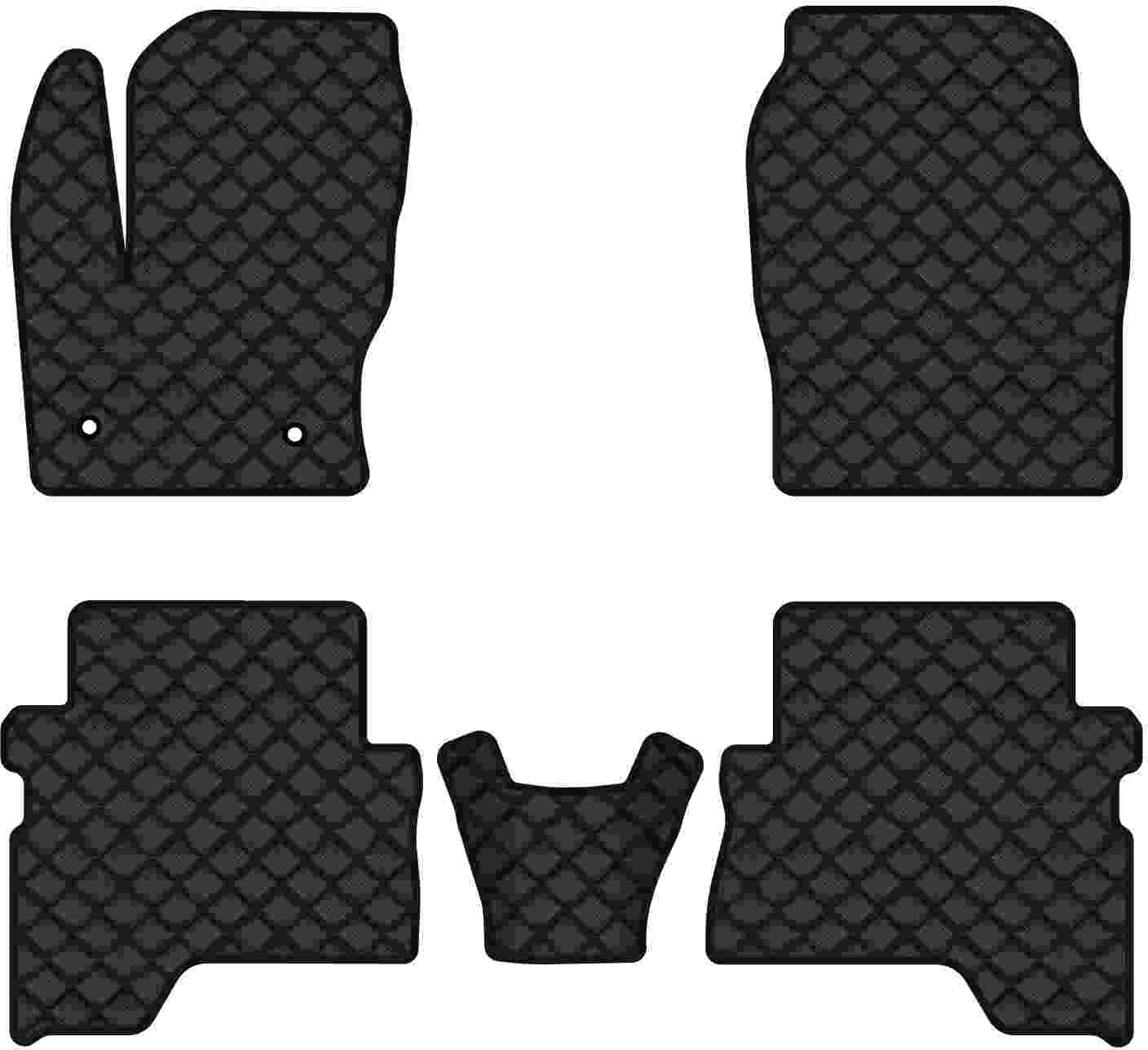Коврики из экокожи в салон авто EVAtech ECO для Kuga Ford 2013-2016 2 поколение SUV EU FD33027CV5FC2BBB - Фото 1
