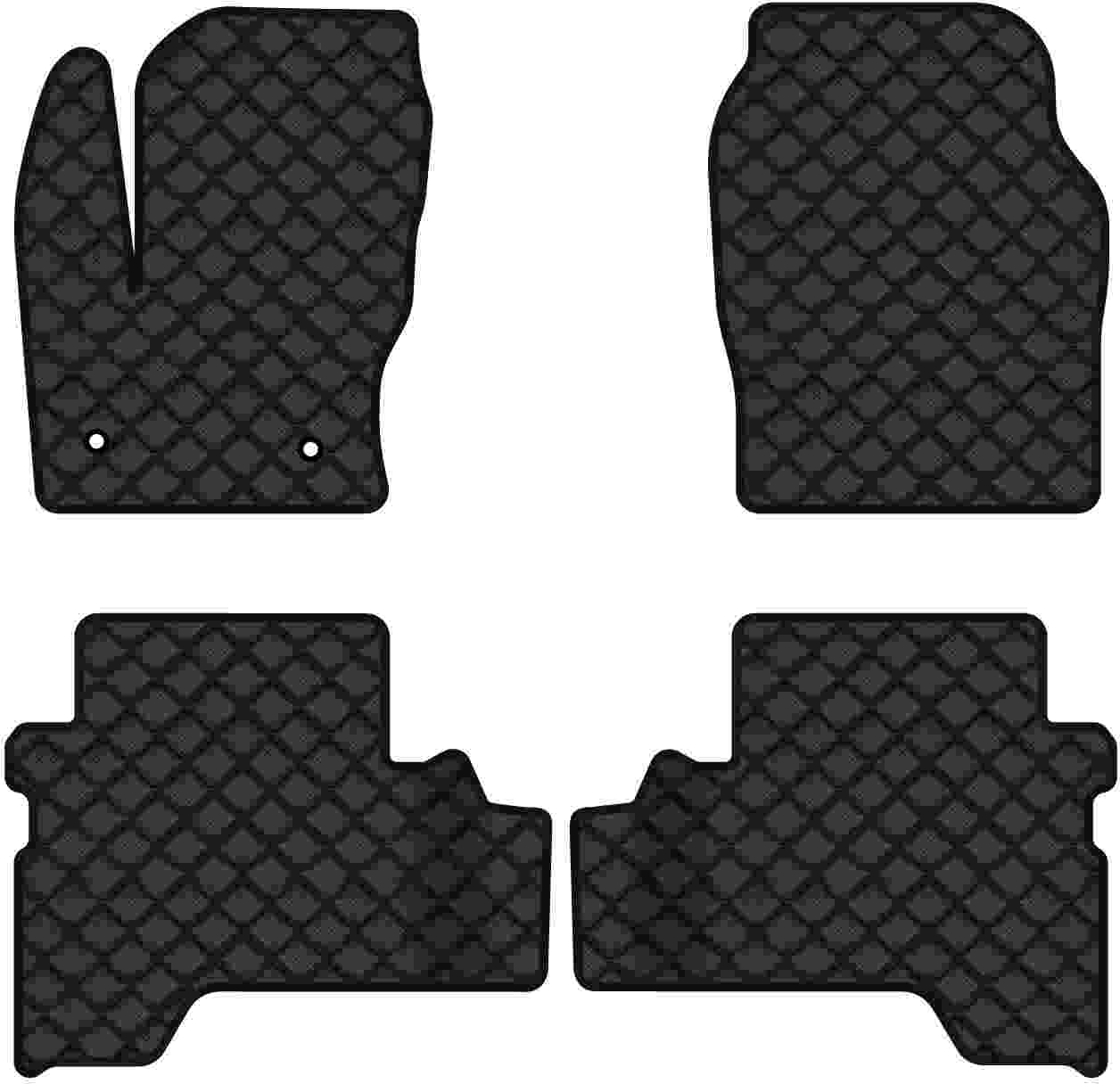 Коврики из экокожи в салон авто EVAtech ECO для Kuga Ford 2013-2016 2 поколение SUV EU FD33027PVC4FC2BBB - Фото 1
