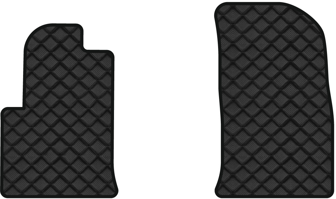 Коврики из экокожи в салон авто передние EVAtech ECO для Fiesta (Mark 6) 5-doors Ford 2002-2009 5 поколение Htb EU FD3335AB2BBB - Фото 1