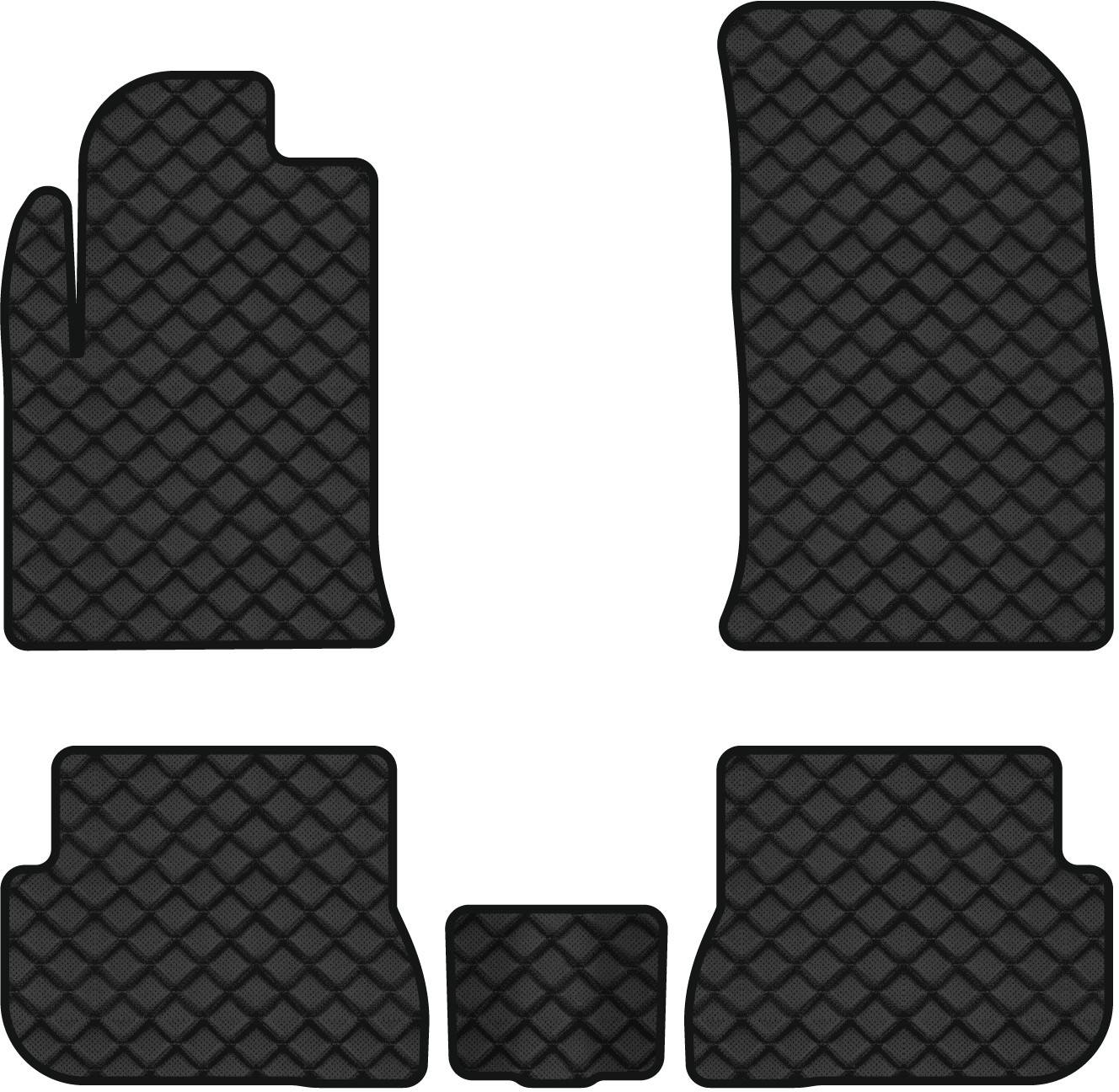 Коврики из экокожи в салон авто EVAtech ECO для Fiesta (Mark 6) 5-doors Ford 2002-2009 5 поколение Htb EU FD3335C5BBB - Фото 1