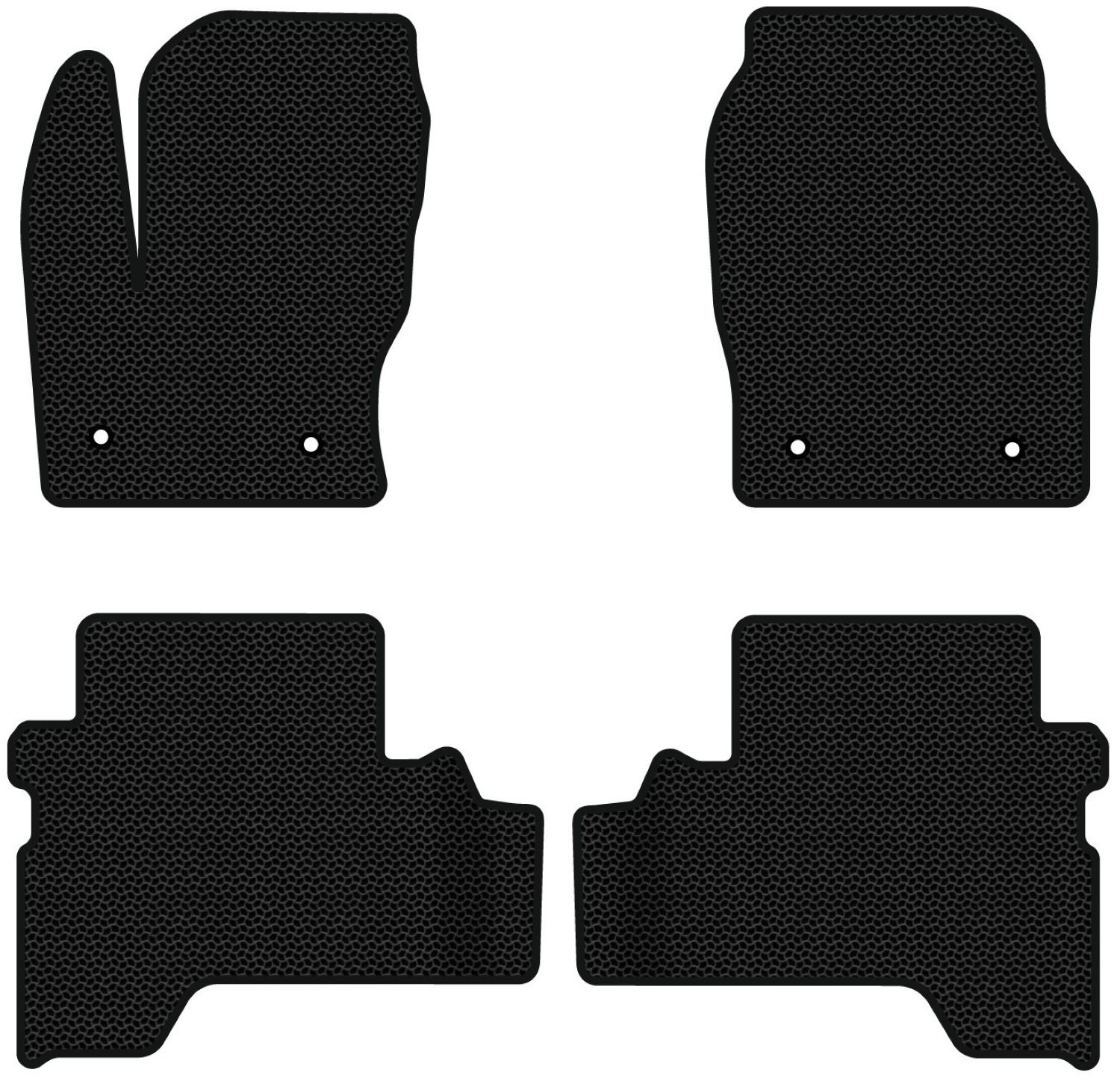 EVA коврики в салон авто EVAtech для Kuga Restyling Ford 2016-2019 2 поколение SUV EU FD3563PVC4FC4KBB - Фото 1