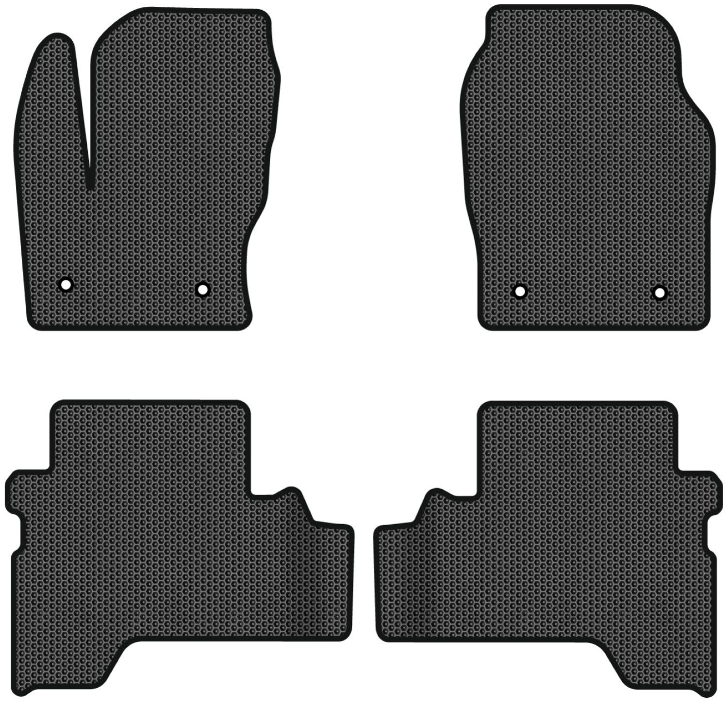 EVA коврики в салон авто EVAtech для Kuga Restyling Ford 2016-2019 2 поколение SUV EU FD3563PVC4FC4SBB - Фото 1