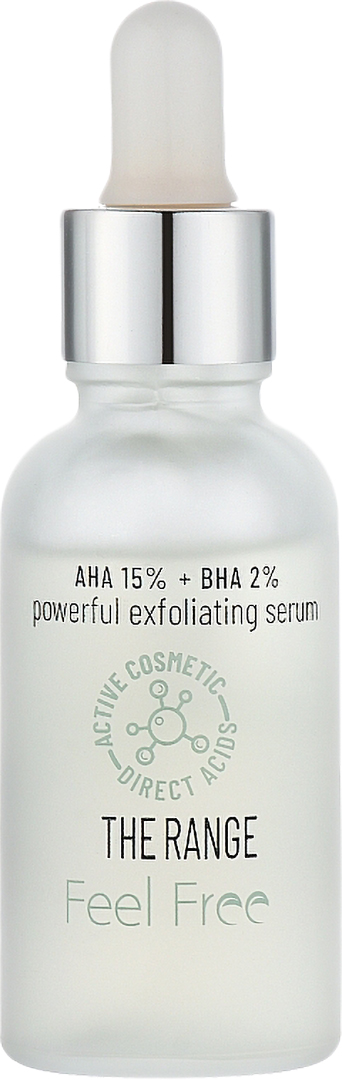 Купити Сироватка для обличчя Feel Free відлущуюча з АНА/ВHA кислотами 30 мл (8437017754596) - Фото 1 Сироватка для обличчя Feel Free відлущуюча з АНА/ВHA кислотами 30 мл (8437017754596) - Фото 1