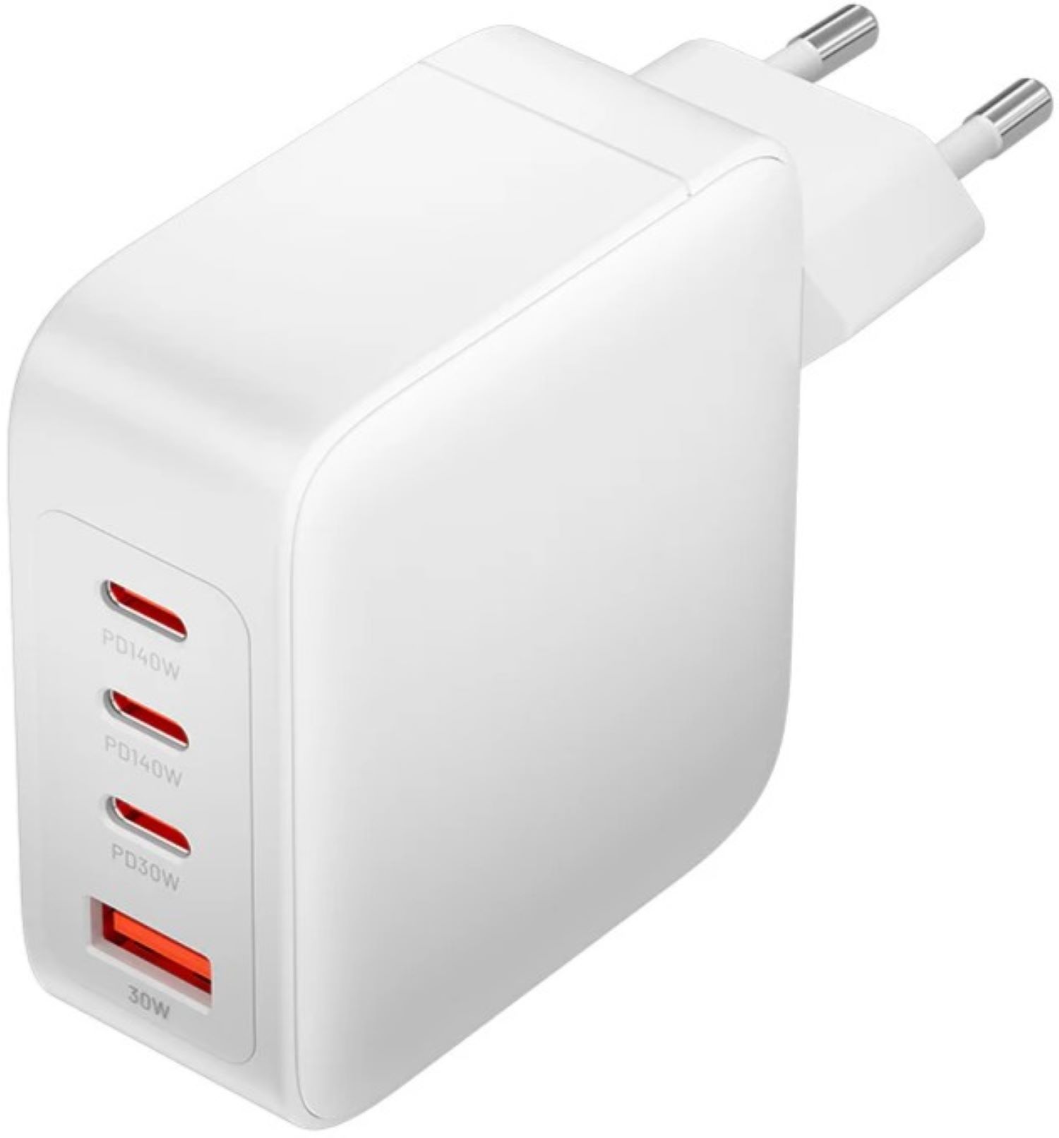 Сетевое зарядное устройство Vention 4xUSB 140W PD3.1/QC3.0/GaN White (FEIW0-EU) - Фото 1