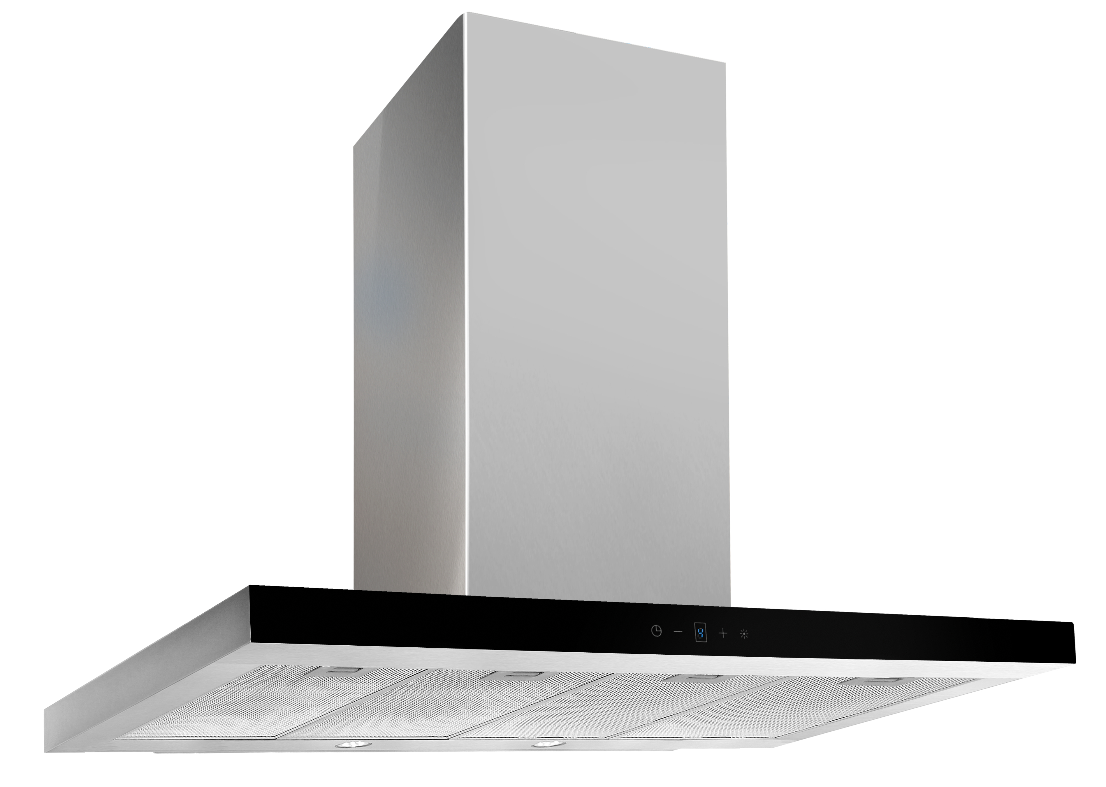 Вытяжка декоративная Akpo WK-9 Feniks Slim Glass 850 Inox+Black 60 - Фото 1