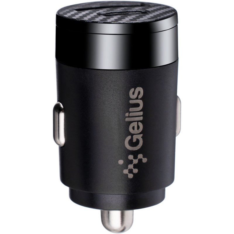 Автомобильное зарядное устройство Gelius Pro Inch Twix GP-CC010 USB+Type-C QC/PD Black (92308) - Фото 1
