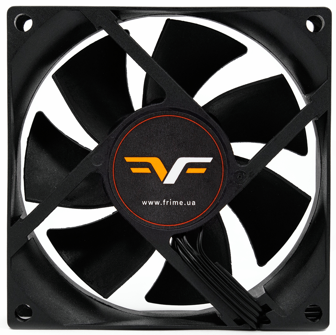 Корпусный вентилятор Frime FF80252BBPWM Black - Фото 1