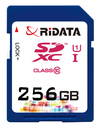 Карта памяти RiDATA SDXC 256GB Class 10 UHS-I (FF970342) - Фото 1