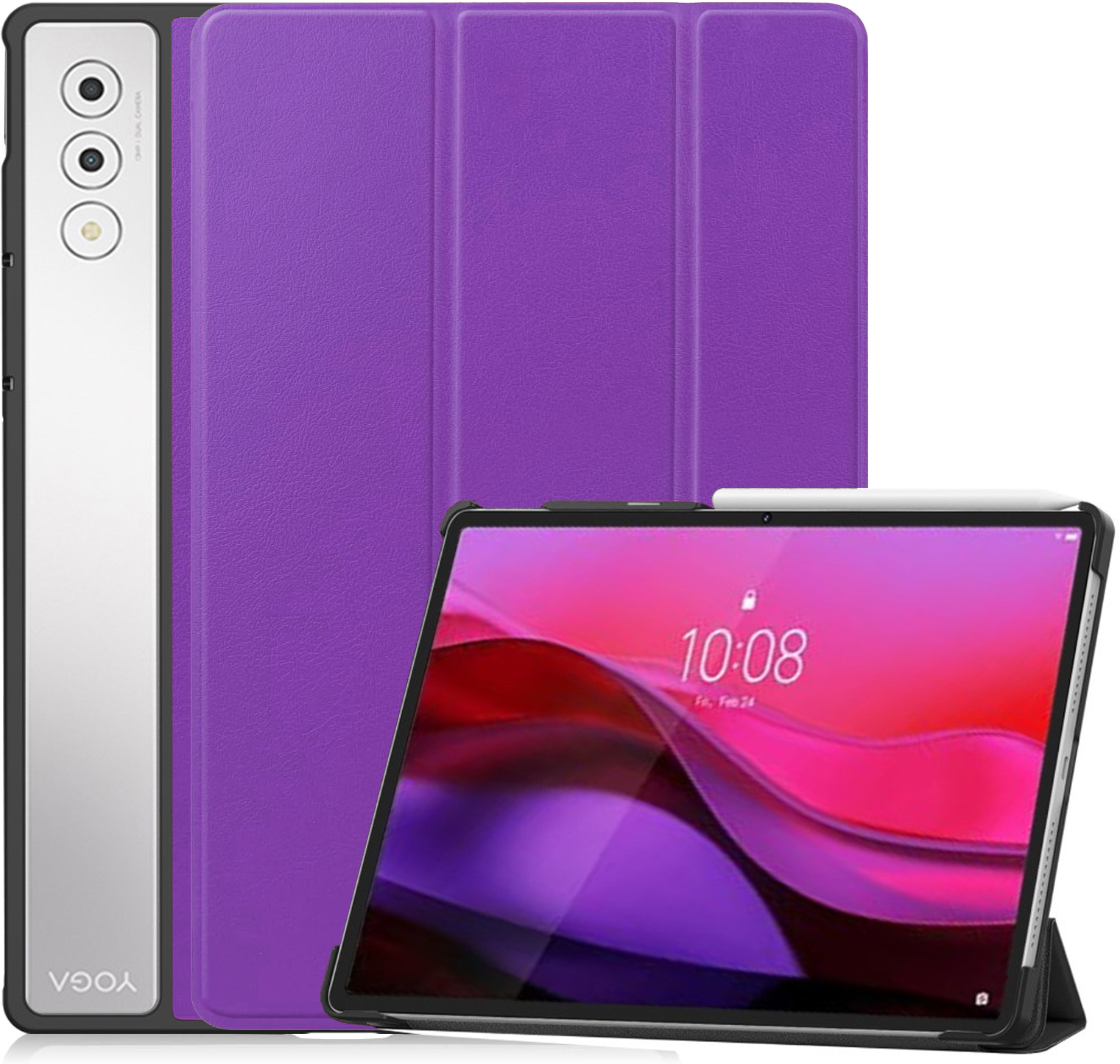Чехол для планшета BeCover Smart Case for Lenovo Yoga Tab Plus 12.7" Purple (713431) - Фото 1
