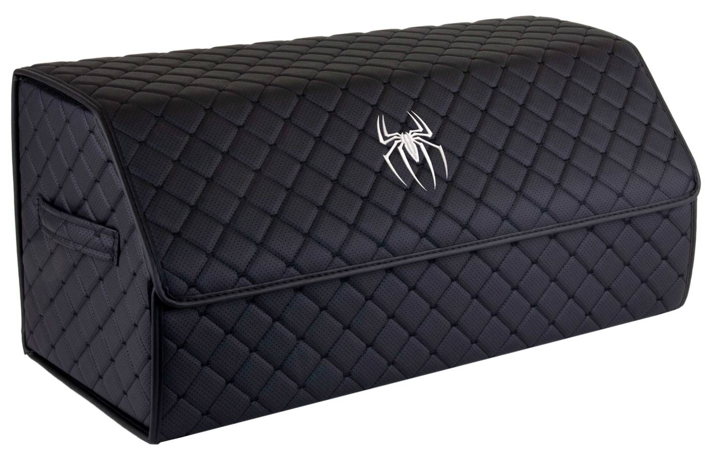 Сумка-органайзер в багажник EVAtech ECO L Spider-Man logo черная с черной нитью (EHECELBBBBV159) - Фото 1