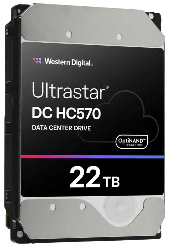 Жорсткий диск внутрішній Western Digital SATA 22.0TB Ultrastar DC HC570 7200rpm 512MB (0F48155) - Фото 1