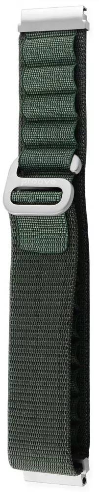 Ремешок для смарт-часов Proove Pulse Loop 20 mm green (WBPLUW20MM06) - Фото 1