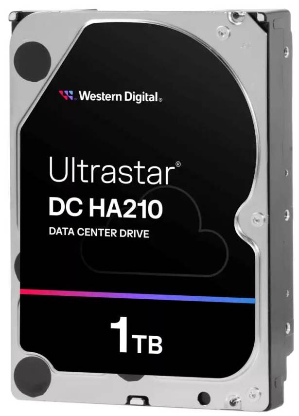 Жесткий диск внутренний Western Digital SATA 1TB Ultrastar DC HA210 7200rpm 128MB (1W10001) - Фото 1