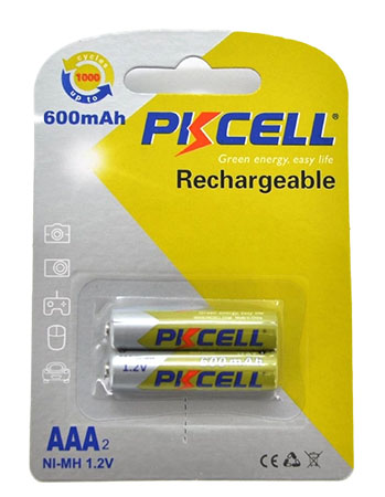 Батарейка тип AAA PKCELL PC/AAA600-2BR - Фото 1