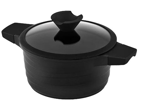 Кастрюля Lessner Black Pro New 24 см 4.7 л (55872-24) - Фото 1