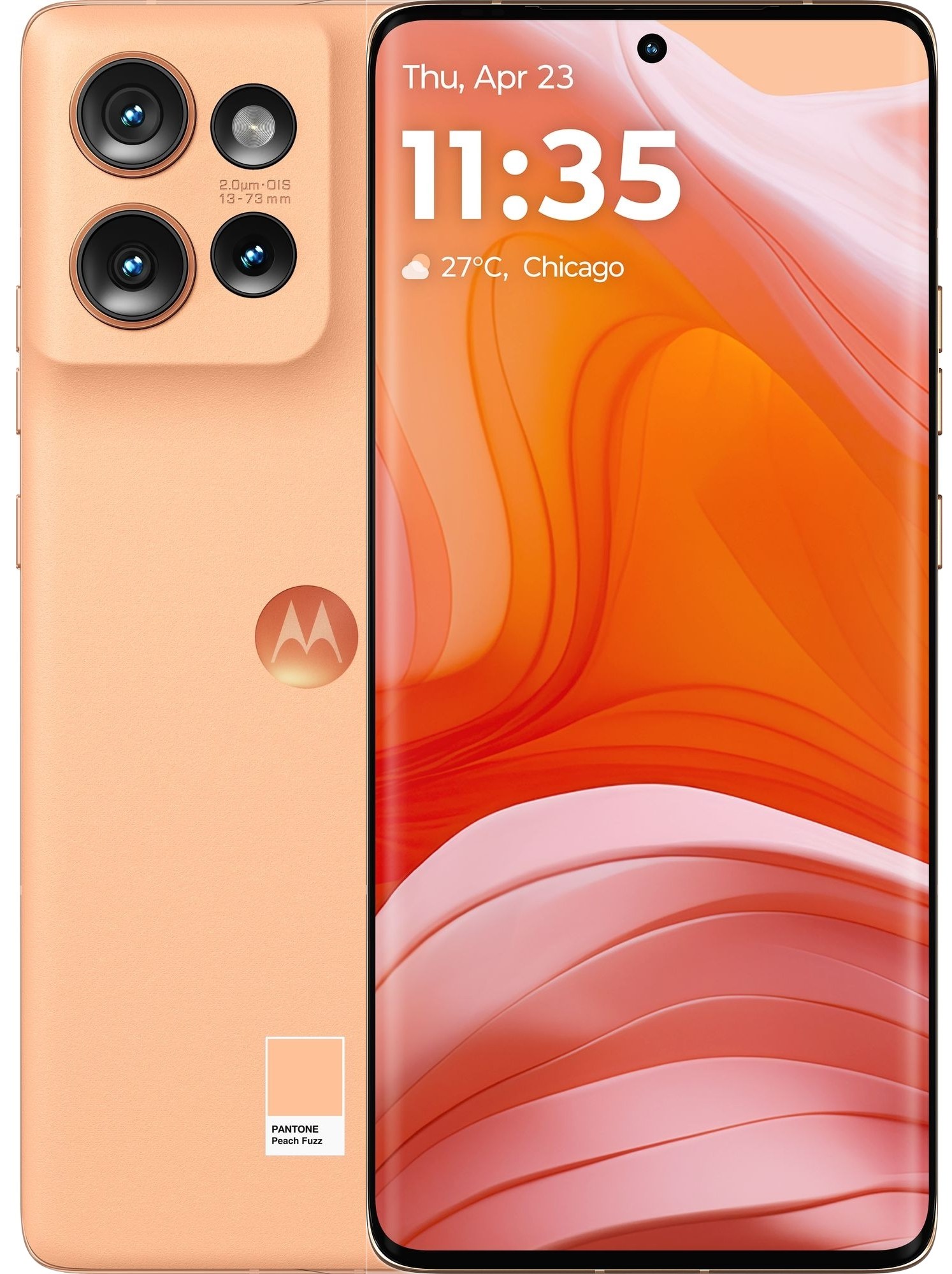 Уцінка - Смартфон Motorola Edge 50 12/512Gb Peach Fuzz - Фото 1