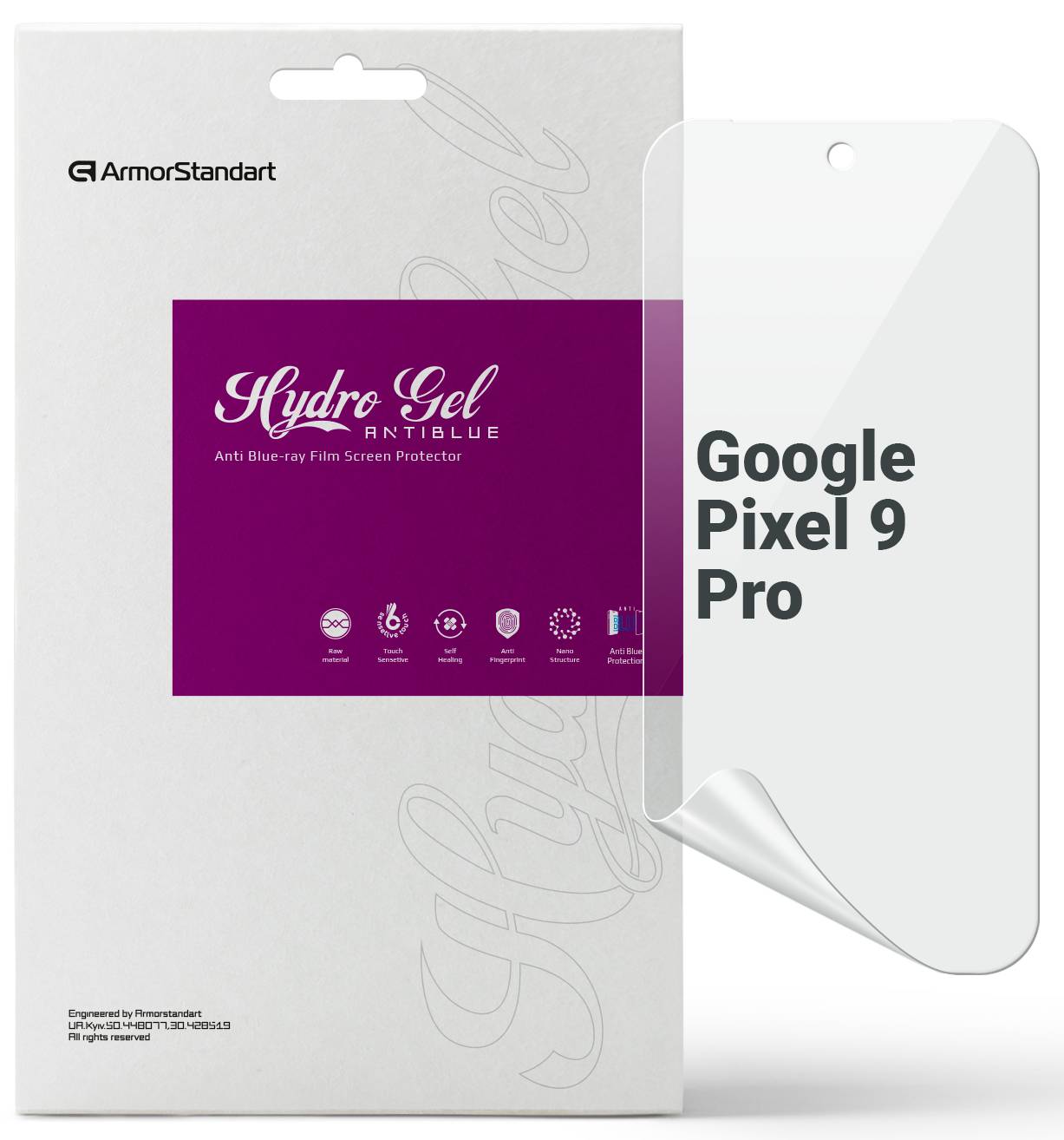 Защитная пленка для смартфона Armorstandart Anti-Blue for Google Pixel 9 Pro (ARM74677) - Фото 1