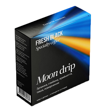 Дріп-кава Fresh Black Moon drip set 5х12г - Фото 1