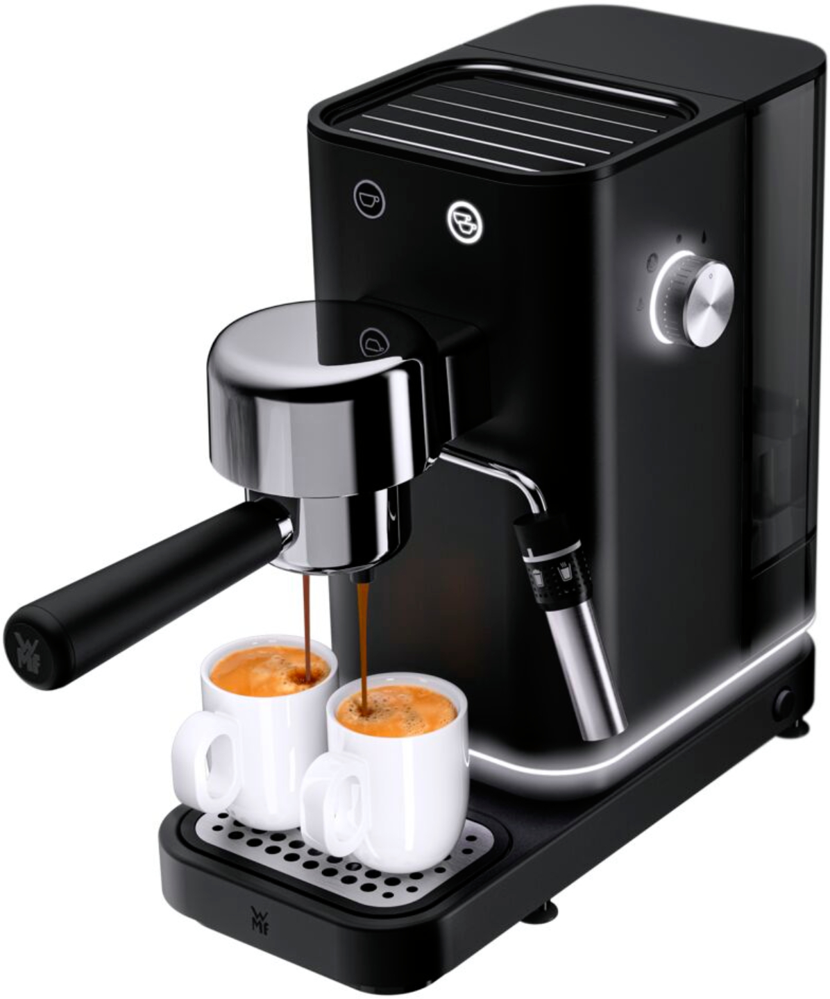 Кофеварка рожковая WMF LUMERO Espresso Deep Black 412370071 - Фото 1