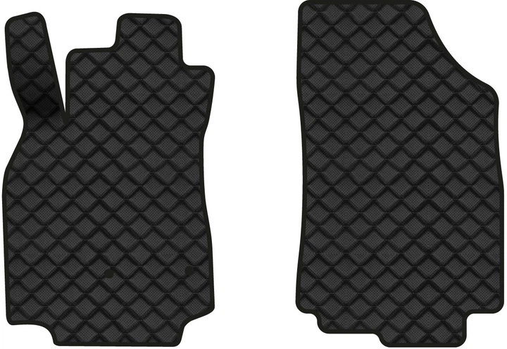 Коврики из экокожи в салон авто передние EVAtech для Megane (III) MT Renault 2008-2016 3 поколение Combi EU RT1632AVZ2RN2BBB - Фото 1