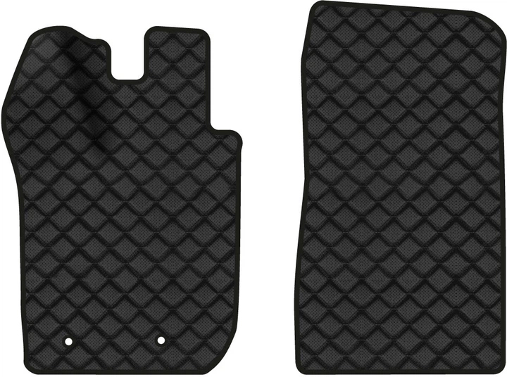 Коврики из экокожи в салон авто передние EVAtech для Duster (HM) MT Renault 2018 2 поколение SUV EU RT13505AD2RD2BBB - Фото 1