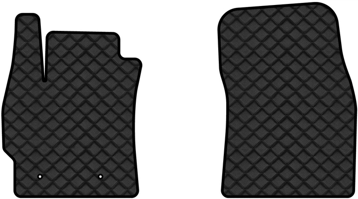 Коврики из экокожи в салон авто передние EVAtech для Corolla (E14/E15) Toyota 2006-2012 10 поколение Sedan EU TY3667A2LA2BBB - Фото 1