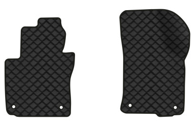 Коврики из экокожи в салон авто передние EVAtech для Octavia A5 (MT, 8 clips) Skoda 2004-2013 2 поколение Liftback EU (SK12150AB2AV4BBB) - Фото 1