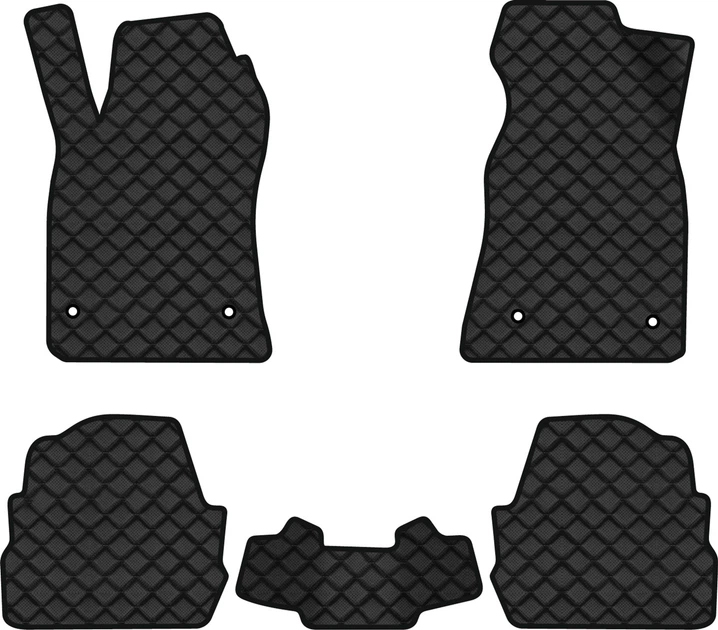 Коврики из экокожи в салон авто EVAtech ECO для A6 (C5) 4WD Restyling Audi 2001-2004 2 поколение Combi EU AU31486CLB5AV4BBB - Фото 1