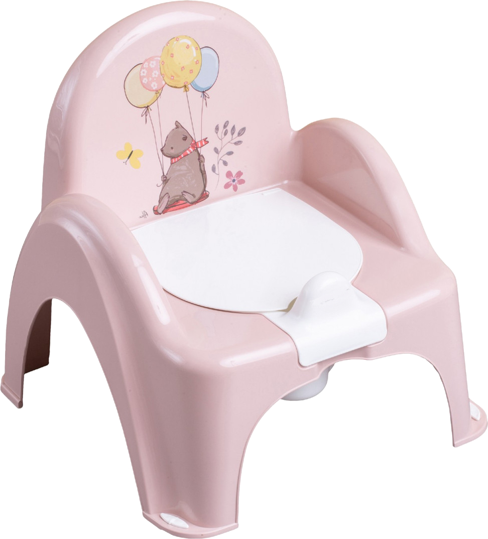 Горщик дитячий Tega Baby стільчик Лісова казка з музикою Світло-рожевий (PO-073-107) - Фото 1