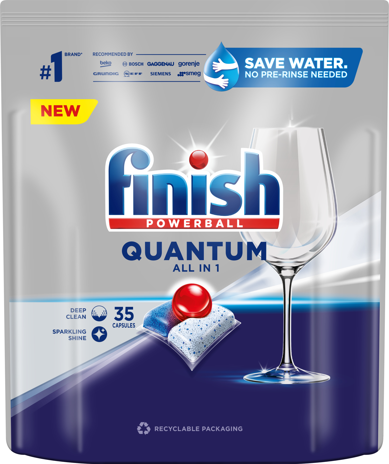 Таблетка для посудомийної машини Finish Quantum Ultimate 35шт купити ...