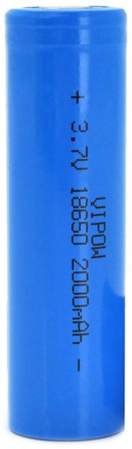 Аккумулятор тип 18650 Samsung FlatTop 2000mAh 3.7V Blue (ICR18650-2000mAhFT) - Фото 1