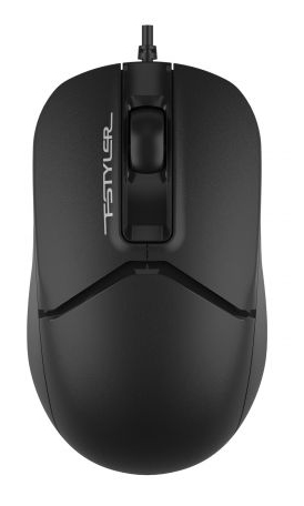 Мышь проводная A4tech Fstyler FM12T Black - Фото 1