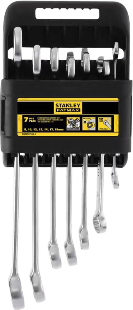 Набор комбинированных ключей Stanley 7 шт. (FMMT82844-0) - Фото 1