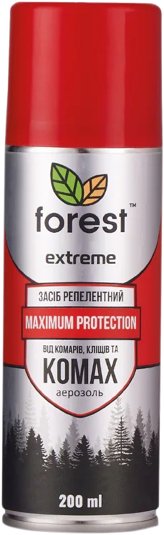 Купити Спрей від комах Forest Extreme від усіх літаючих та повзаючих комах 200 мл (FR00631) - Фото 1 Спрей від комах Forest Extreme від усіх літаючих та повзаючих комах 200 мл (FR00631) - Фото 1