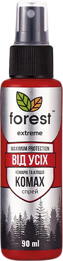Спрей від комах Forest репелент Extreme від усіх літаючих та повзаючих комах 90 мл (FR00754) - Фото 1