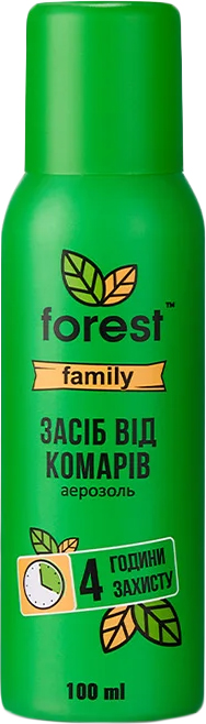 Спрей від комах Forest репелент Family від комарів 100 мл (FR00273) - Фото 1