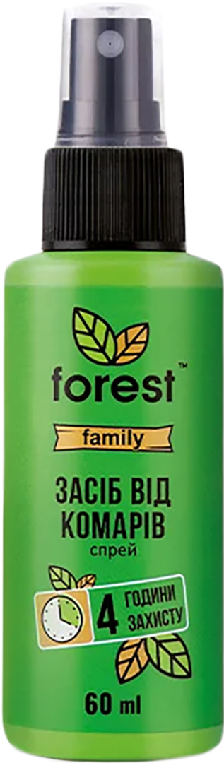Спрей від комах Forest репелент Family від комарів 60 мл (FR25255) - Фото 1