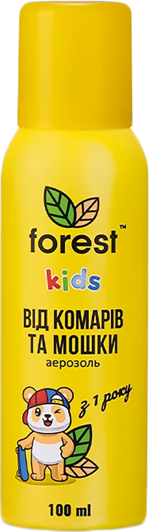 Спрей від комарів для дітей Forest репелент Kids від мошки 100 мл (FR00266) - Фото 1