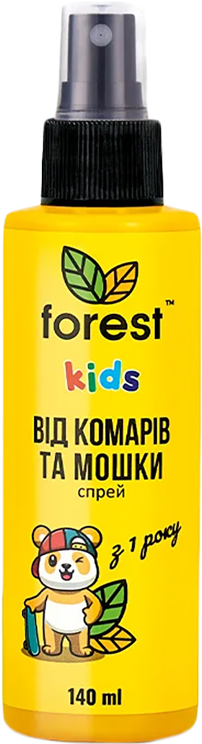 Спрей від комарів для дітей Forest репелент Kids від мошки 140 мл (FR00761) - Фото 1