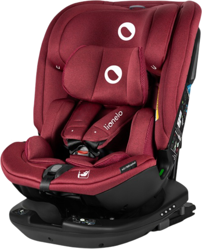 Автокрісло Lionelo BASTIAAN RWF I-SIZE RED BURGUNDY - Фото 1