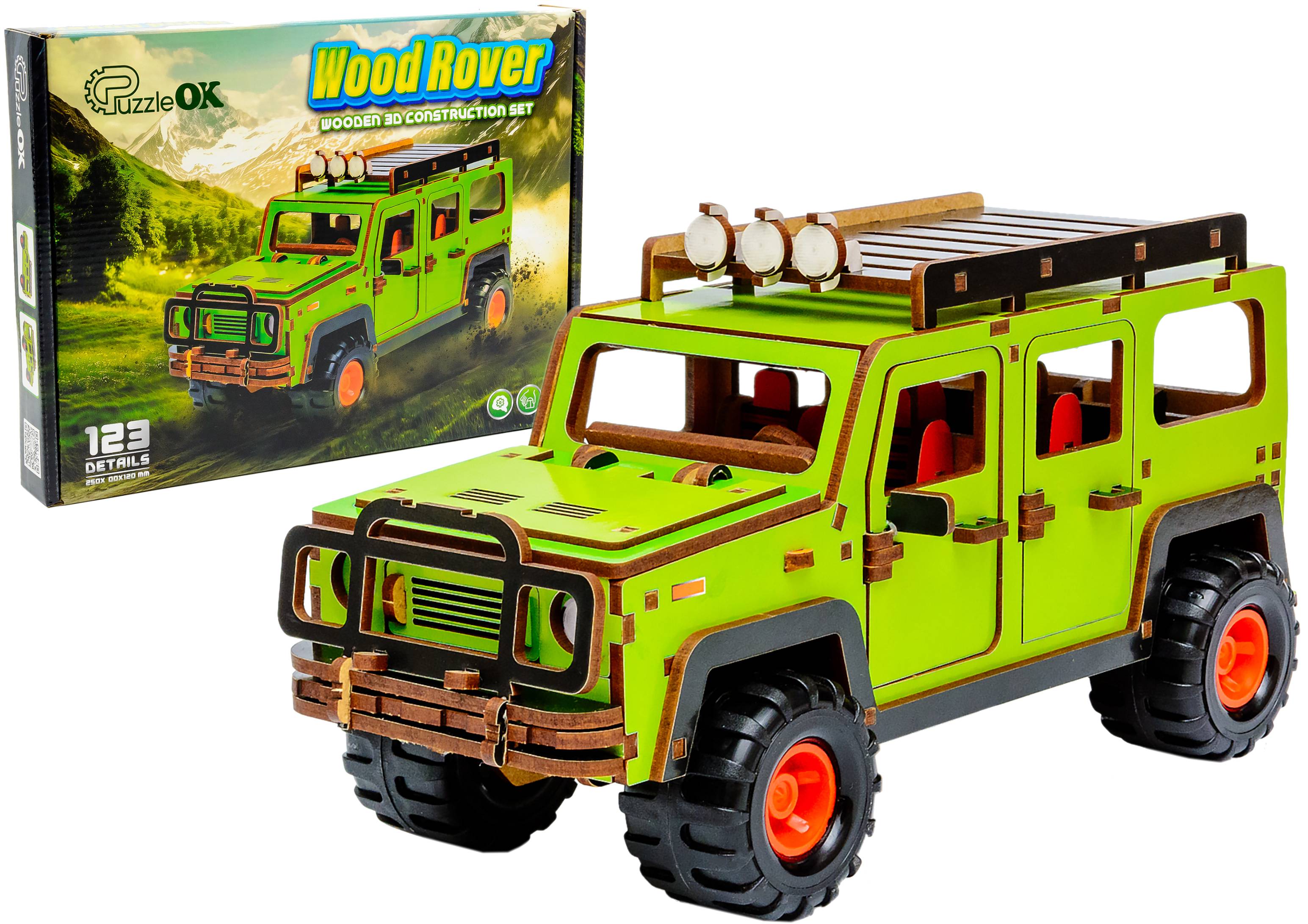 3D пазли PuzzleOk "Wood Rover" (Puz-00951) - Фото 1