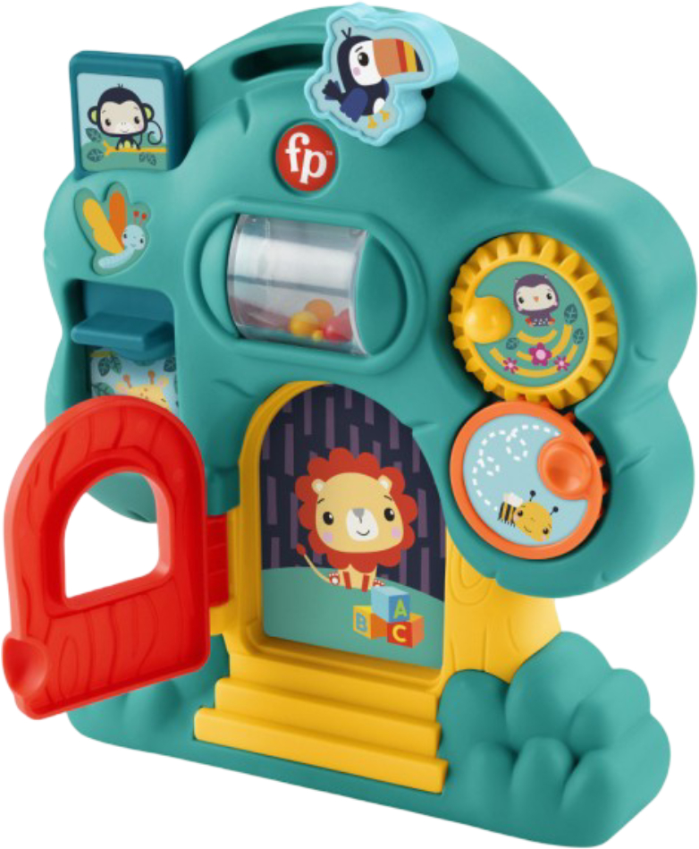 Бизиборд-доска Fisher-Price Веселые животные в ассортименте (HXK32) - Фото 1