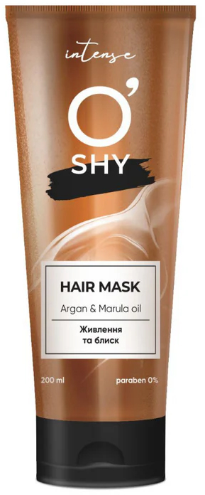 Маска для волос O'Shy ARGAN & MARULA OIL Intense 200мл (4820263234013) - Фото 1