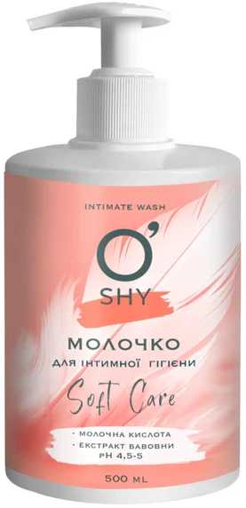 Молочко для интимной гигиены O'Shy Soft Care 500 мл (4820185227445) - Фото 1