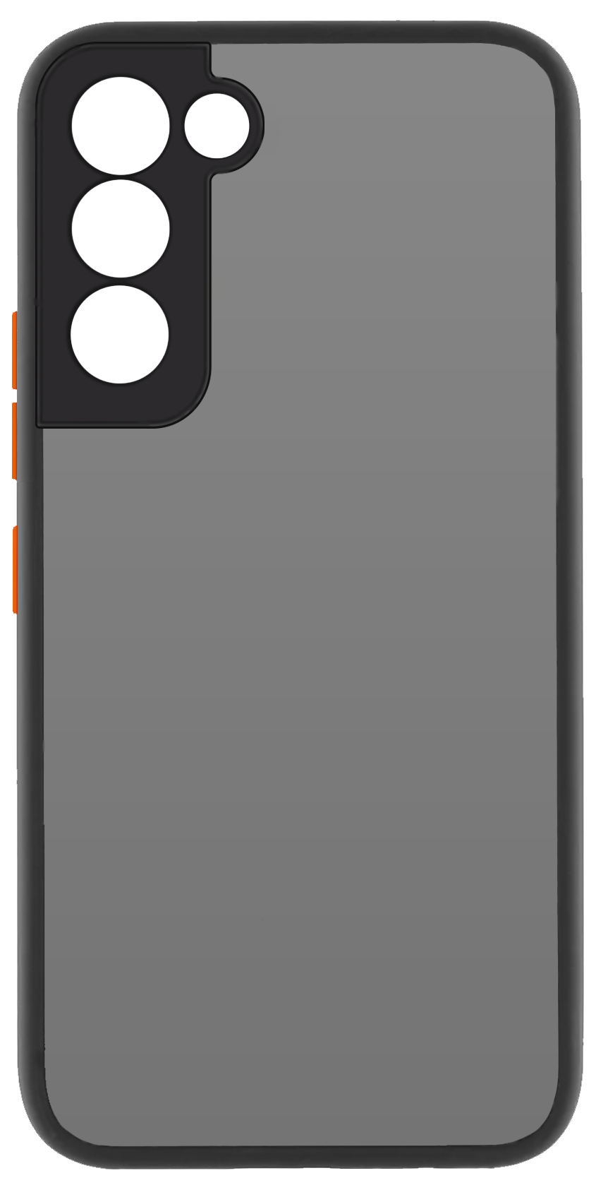 Чохол для смартфону MakeFuture Frame Matte PC+TPU Samsung S22 Black (MCMF-SS22BK) - Фото 1