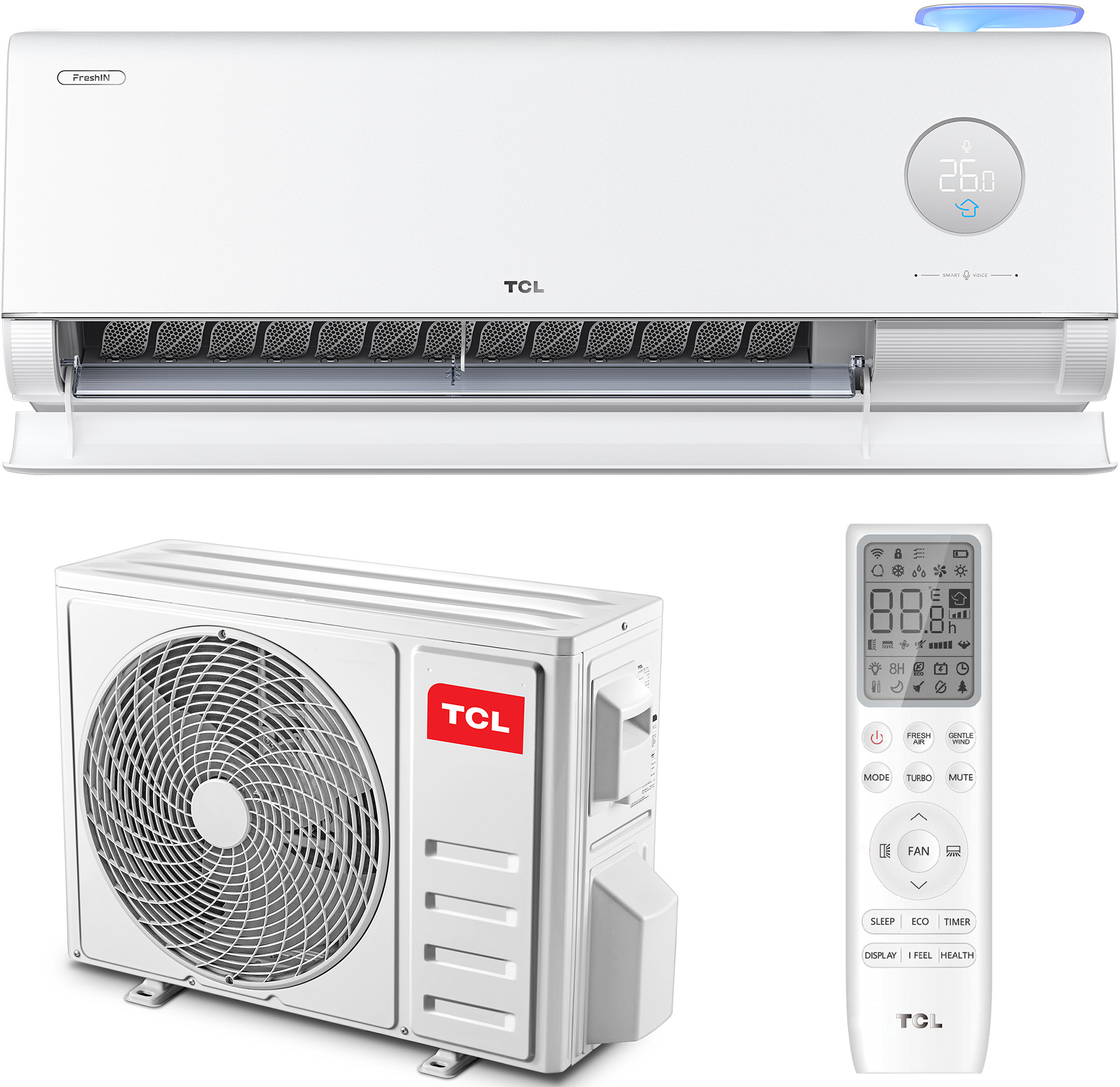 Кондиционер сплит TCL TAC-12CHSD/FCI FreshIN 3.0 Inv R32 WI-FI - Фото 1
