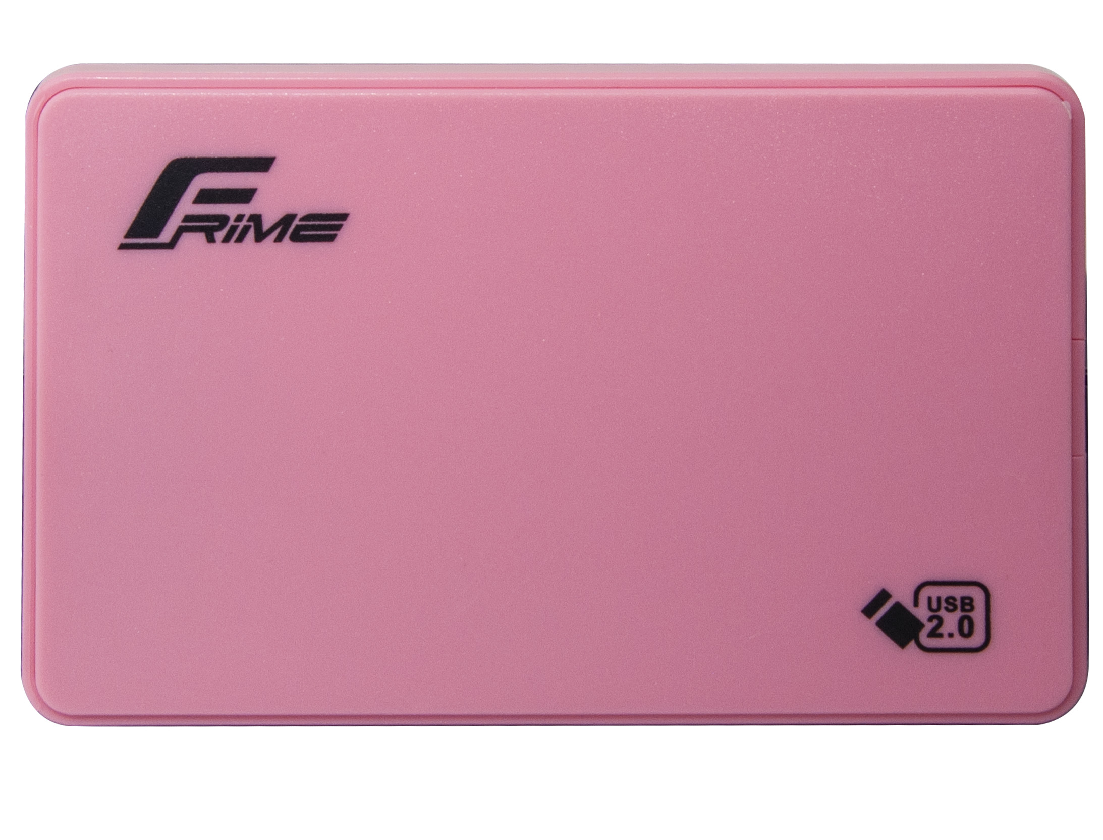 Зовнішній карман Frime 2,5'' USB 2.0, Pink (FHE12.25U20) - Фото 1