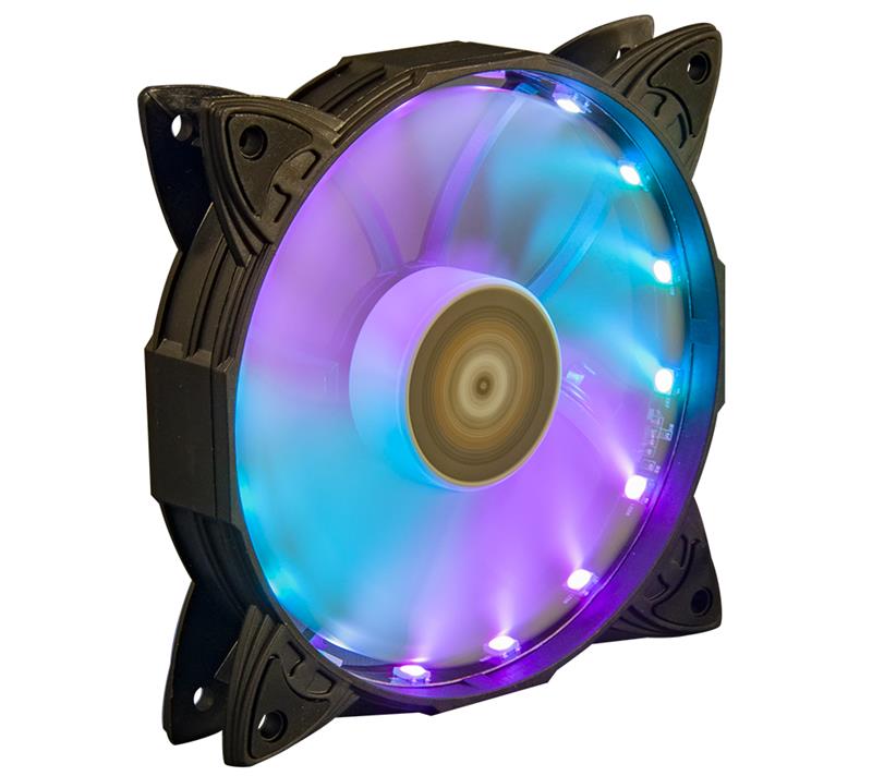 Корпусный вентилятор Frime Iris LED Fan 16LED RGB HUB (FLF-HB120RGBHUB16) - Фото 1