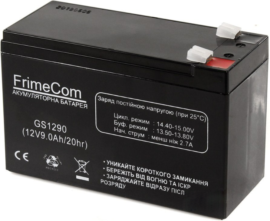 Аккумулятор для ИБП FrimeCom 12V 9AH (GS1290) AGM - Фото 1