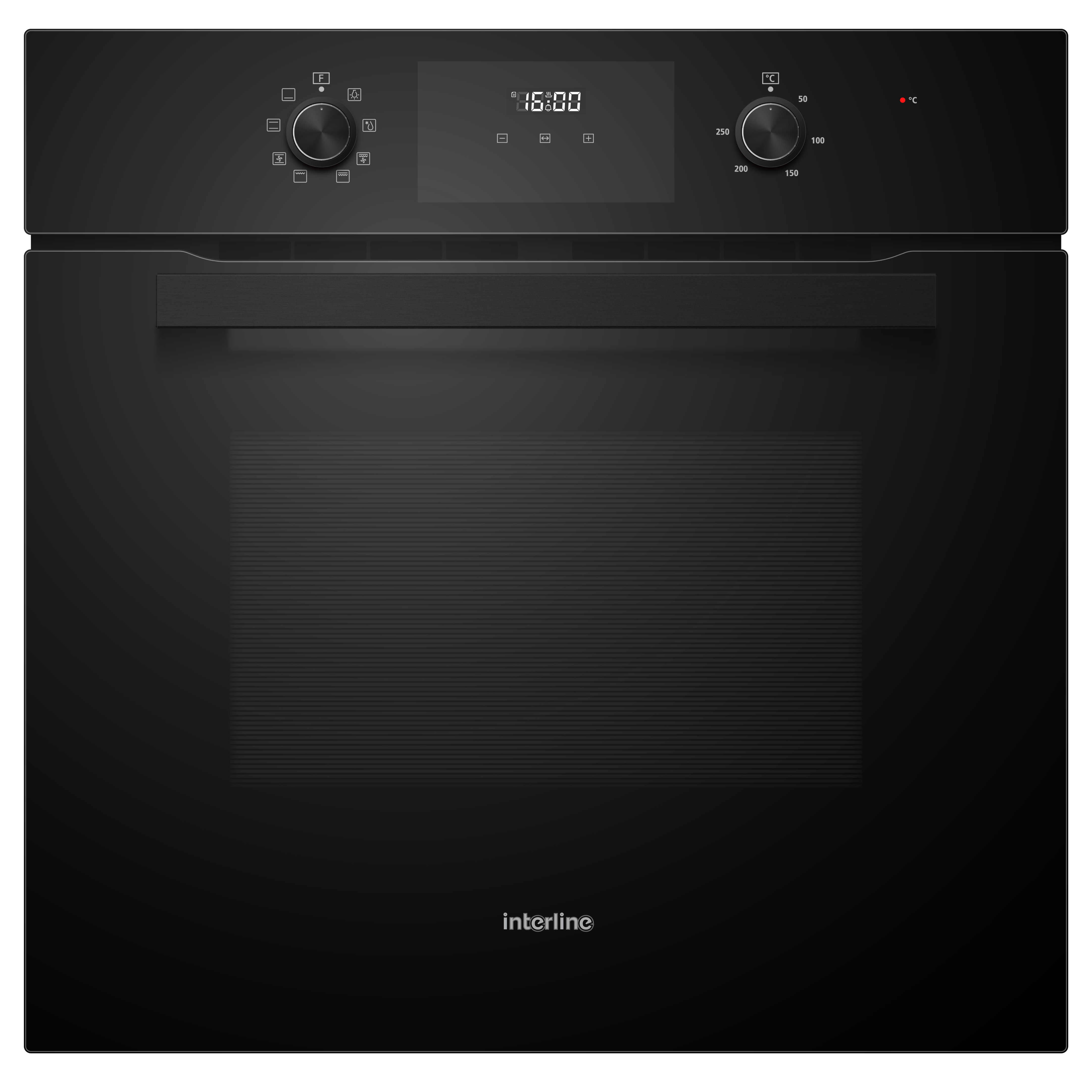Духовой шкаф электрический Interline OEG 580 ECH BB - Фото 1